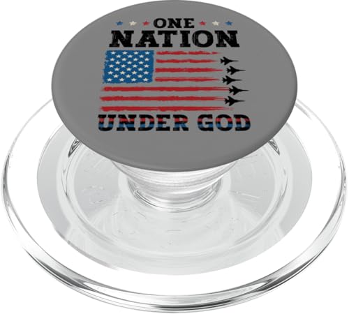 4. Juli US-Flagge Eine Nation unter Gott Patriotisch PopSockets PopGrip für MagSafe 4. Juli US-Flagge Eine Nation unter Gott Patriotisch PopSockets PopGrip für MagSafe von InGENIUS 4th of July Shirts & Geschenke