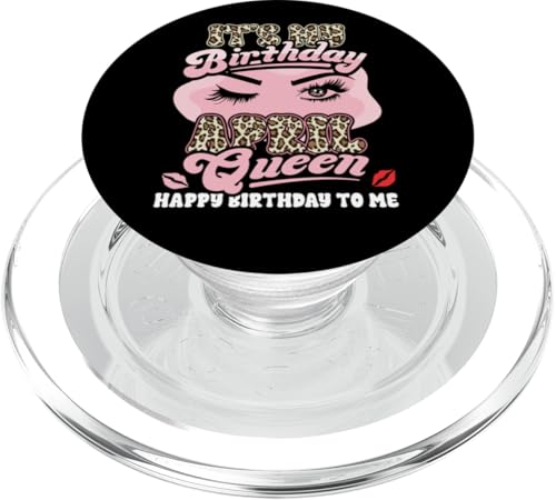Alles Gute zum Geburtstag Mädchen geboren April Sassy Queen PopSockets PopGrip für MagSafe Alles Gute zum Geburtstag Mädchen geboren April Sassy Queen PopSockets PopGrip für MagSafe von InGENIUS Birthday Queen Hemden & Geschenke