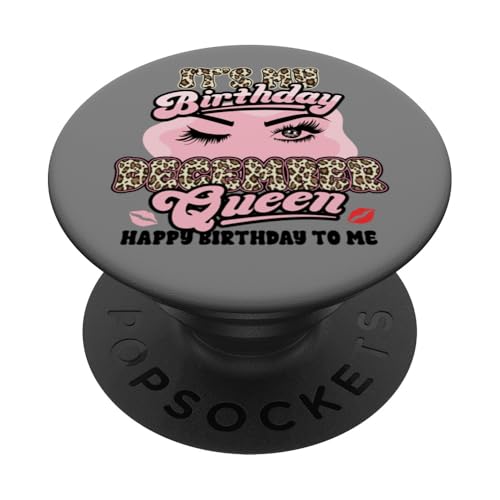 Alles Gute zum Geburtstag Mädchen geboren Dezember Sassy PopSockets Klebender PopGrip Alles Gute zum Geburtstag Mädchen geboren Dezember Sassy PopSockets Klebender PopGrip von InGENIUS Birthday Queen Hemden & Geschenke