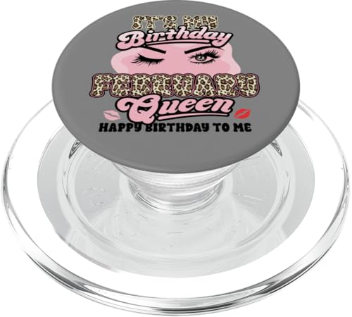 Alles Gute zum Geburtstag Mädchen geboren Februar Sassy PopSockets PopGrip für MagSafe Alles Gute zum Geburtstag Mädchen geboren Februar Sassy PopSockets PopGrip für MagSafe von InGENIUS Birthday Queen Hemden & Geschenke