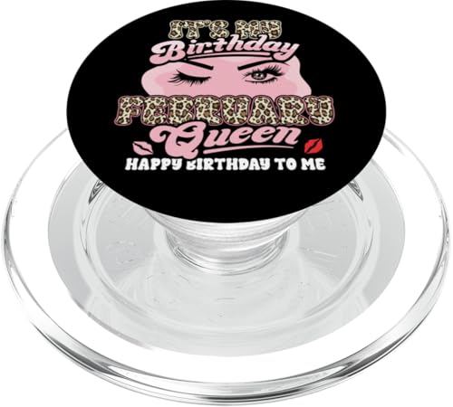 Alles Gute zum Geburtstag Mädchen geboren Februar Sassy PopSockets PopGrip für MagSafe Alles Gute zum Geburtstag Mädchen geboren Februar Sassy PopSockets PopGrip für MagSafe von InGENIUS Birthday Queen Hemden & Geschenke