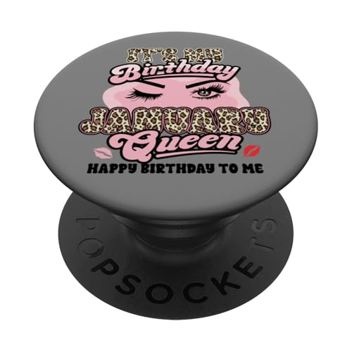 Alles Gute zum Geburtstag Mädchen geboren Januar Sassy Queen PopSockets Klebender PopGrip Alles Gute zum Geburtstag Mädchen geboren Januar Sassy Queen PopSockets Klebender PopGrip von InGENIUS Birthday Queen Hemden & Geschenke
