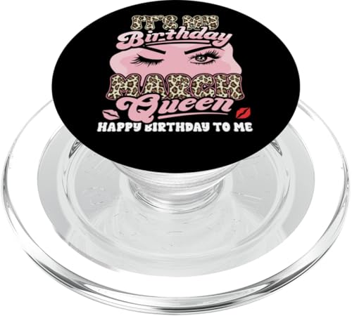 Alles Gute zum Geburtstag Mädchen geboren März Sassy Queen PopSockets PopGrip für MagSafe Alles Gute zum Geburtstag Mädchen geboren März Sassy Queen PopSockets PopGrip für MagSafe von InGENIUS Birthday Queen Hemden & Geschenke
