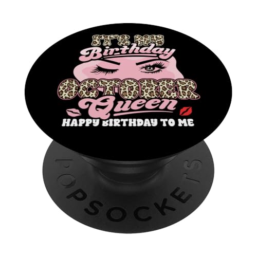 Alles Gute zum Geburtstag Mädchen geboren Oktober Sassy PopSockets Klebender PopGrip Alles Gute zum Geburtstag Mädchen geboren Oktober Sassy PopSockets Klebender PopGrip von InGENIUS Birthday Queen Hemden & Geschenke