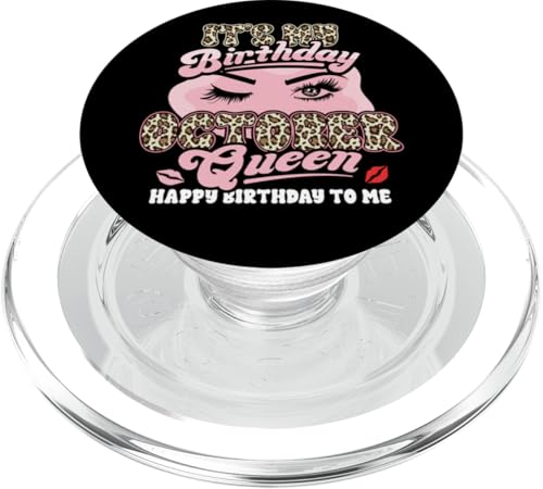 Alles Gute zum Geburtstag Mädchen geboren Oktober Sassy PopSockets PopGrip für MagSafe Alles Gute zum Geburtstag Mädchen geboren Oktober Sassy PopSockets PopGrip für MagSafe von InGENIUS Birthday Queen Hemden & Geschenke
