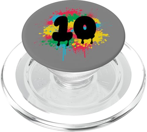 10. Geburtstag Bunte Farbspritzer 10 Zehn Jahre alt Geschenk PopSockets PopGrip für MagSafe 10. Geburtstag Bunte Farbspritzer 10 Zehn Jahre alt Geschenk PopSockets PopGrip für MagSafe von InGENIUS Bunte Geburtstagsshirts & Geschenke