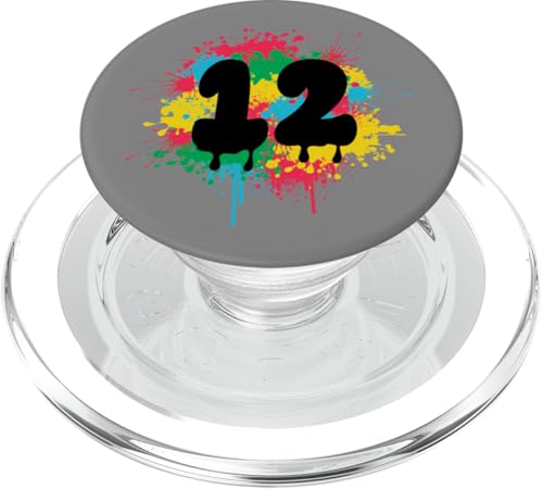12. Geburtstag Bunte Farbspritzer 12 Zwölf Jahre alt PopSockets PopGrip für MagSafe 12. Geburtstag Bunte Farbspritzer 12 Zwölf Jahre alt PopSockets PopGrip für MagSafe von InGENIUS Bunte Geburtstagsshirts & Geschenke