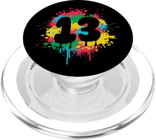 13. Geburtstag Bunte Farbspritzer 13 Dreizehn Jahre alt PopSockets PopGrip für MagSafe von InGENIUS Bunte Geburtstagsshirts & Geschenke