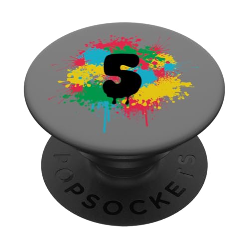 5. Geburtstag bunte Farbe spritzt 5 fünf Jahre alt Geschenk PopSockets Klebender PopGrip 5. Geburtstag bunte Farbe spritzt 5 fünf Jahre alt Geschenk PopSockets Klebender PopGrip von InGENIUS Bunte Geburtstagsshirts & Geschenke