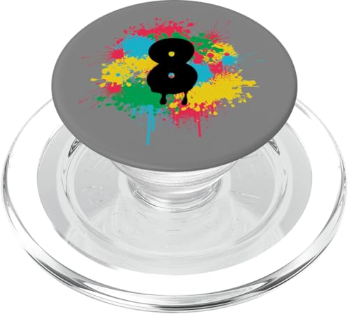 8. Geburtstag bunte Farbe spritzt 8 Acht Jahre alt Geschenk PopSockets PopGrip für MagSafe 8. Geburtstag bunte Farbe spritzt 8 Acht Jahre alt Geschenk PopSockets PopGrip für MagSafe von InGENIUS Bunte Geburtstagsshirts & Geschenke