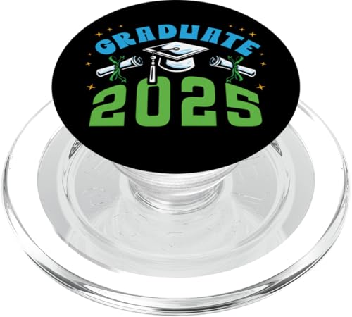 Abschluss Absolvent Klasse 2025 Funny Senior College Grad PopSockets PopGrip für MagSafe Abschluss Absolvent Klasse 2025 Funny Senior College Grad PopSockets PopGrip für MagSafe von InGENIUS Funny Graduation Shirts & Geschenke