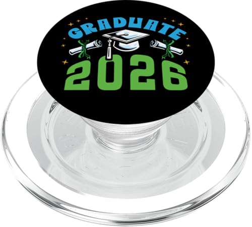 Abschluss Absolvent Klasse 2026 Funny Senior College Grad PopSockets PopGrip für MagSafe Abschluss Absolvent Klasse 2026 Funny Senior College Grad PopSockets PopGrip für MagSafe von InGENIUS Funny Graduation Shirts & Geschenke