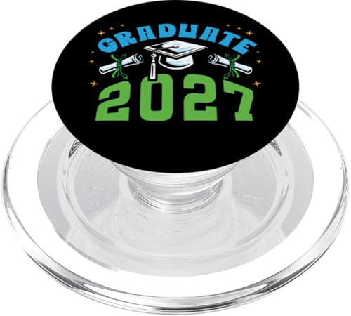 Abschluss Absolvent Klasse 2027 Funny Senior College Grad PopSockets PopGrip für MagSafe Abschluss Absolvent Klasse 2027 Funny Senior College Grad PopSockets PopGrip für MagSafe von InGENIUS Funny Graduation Shirts & Geschenke