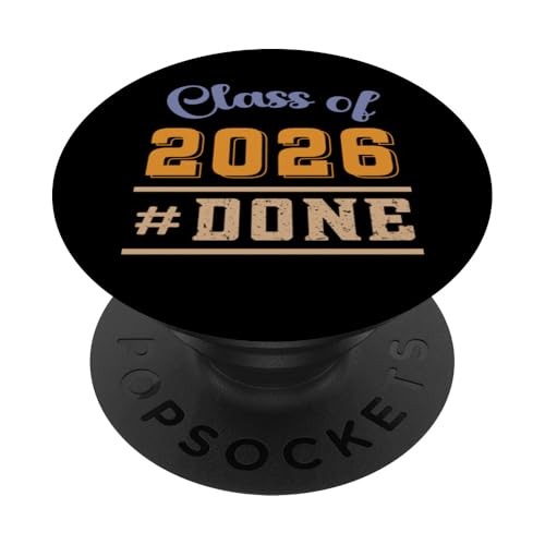 Abschluss Senior Grad Done Class of 2026 Abschluss Funny PopSockets Klebender PopGrip Abschluss Senior Grad Done Class of 2026 Abschluss Funny PopSockets Klebender PopGrip von InGENIUS Funny Graduation Shirts & Geschenke