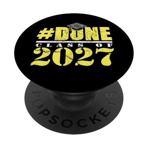 Abschluss Senior Grad Done Class of 2027 Abschluss Funny PopSockets Klebender PopGrip Abschluss Senior Grad Done Class of 2027 Abschluss Funny PopSockets Klebender PopGrip von InGENIUS Funny Graduation Shirts & Geschenke