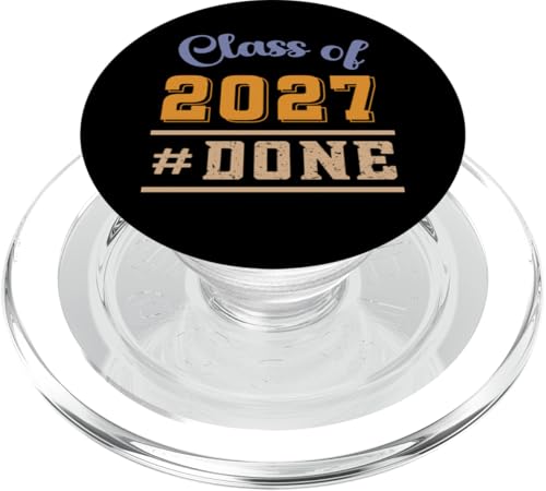 Abschluss Senior Grad Done Class of 2027 Abschluss Funny PopSockets PopGrip für MagSafe Abschluss Senior Grad Done Class of 2027 Abschluss Funny PopSockets PopGrip für MagSafe von InGENIUS Funny Graduation Shirts & Geschenke