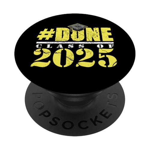 Abschluss Senior Grad Done Klasse von 2025 Abschluss Funny PopSockets Klebender PopGrip Abschluss Senior Grad Done Klasse von 2025 Abschluss Funny PopSockets Klebender PopGrip von InGENIUS Funny Graduation Shirts & Geschenke