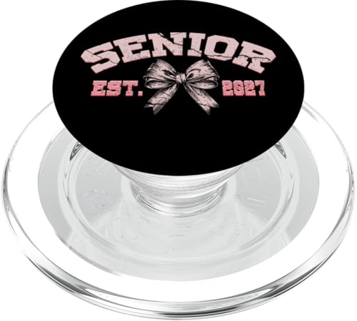 Coquette Senior EST 2027 Rosa Schleife Zurück zur Schule PopSockets PopGrip für MagSafe Coquette Senior EST 2027 Rosa Schleife Zurück zur Schule PopSockets PopGrip für MagSafe von InGENIUS Funny Graduation Shirts & Geschenke