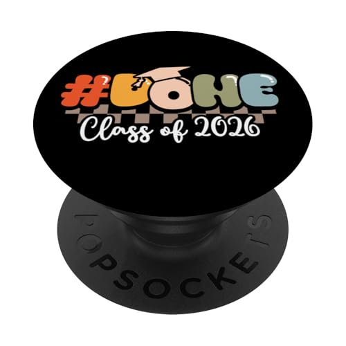 Graduierung Senior Done Klasse 2026 Graduierter Student PopSockets Klebender PopGrip Graduierung Senior Done Klasse 2026 Graduierter Student PopSockets Klebender PopGrip von InGENIUS Funny Graduation Shirts & Geschenke