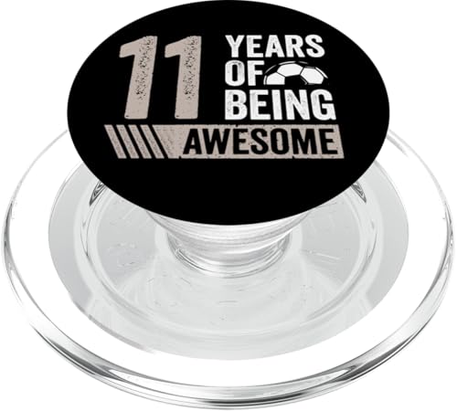 Fußball 11. Geburtstag Junge 11 Jahre alt Awesome Funny Kids PopSockets PopGrip für MagSafe Fußball 11. Geburtstag Junge 11 Jahre alt Awesome Funny Kids PopSockets PopGrip für MagSafe von InGENIUS Fußball Geburtstagsshirts & Geschenke