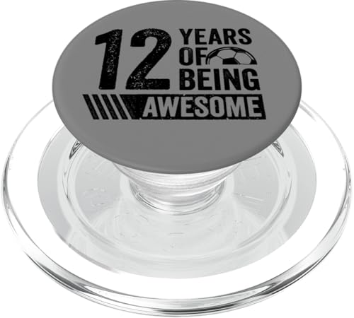 Fußball 12. Geburtstag Junge 12 Jahre alt Awesome Funny Kids PopSockets PopGrip für MagSafe Fußball 12. Geburtstag Junge 12 Jahre alt Awesome Funny Kids PopSockets PopGrip für MagSafe von InGENIUS Fußball Geburtstagsshirts & Geschenke
