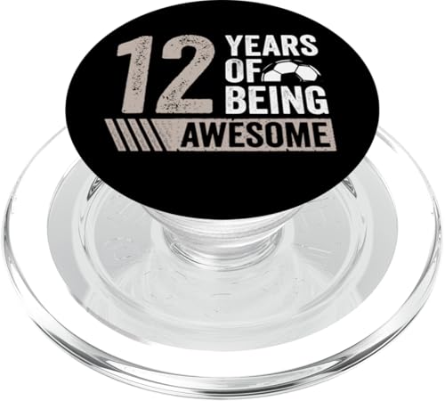 Fußball 12. Geburtstag Junge 12 Jahre alt Awesome Funny Kids PopSockets PopGrip für MagSafe Fußball 12. Geburtstag Junge 12 Jahre alt Awesome Funny Kids PopSockets PopGrip für MagSafe von InGENIUS Fußball Geburtstagsshirts & Geschenke