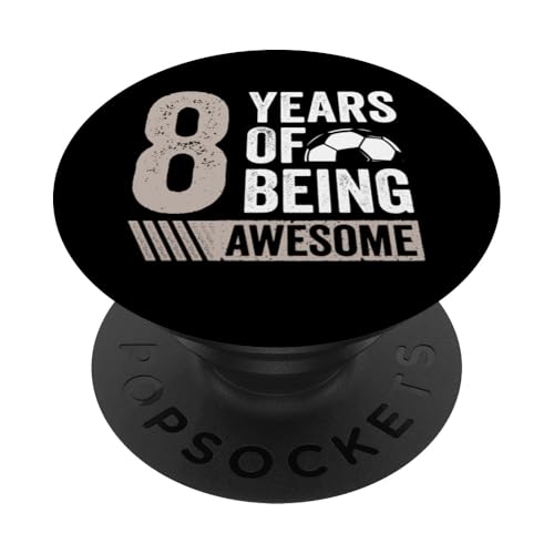 Fußball 8. Geburtstag Junge 8 Jahre alt Geschenk Awesome PopSockets Klebender PopGrip Fußball 8. Geburtstag Junge 8 Jahre alt Geschenk Awesome PopSockets Klebender PopGrip von InGENIUS Fußball Geburtstagsshirts & Geschenke