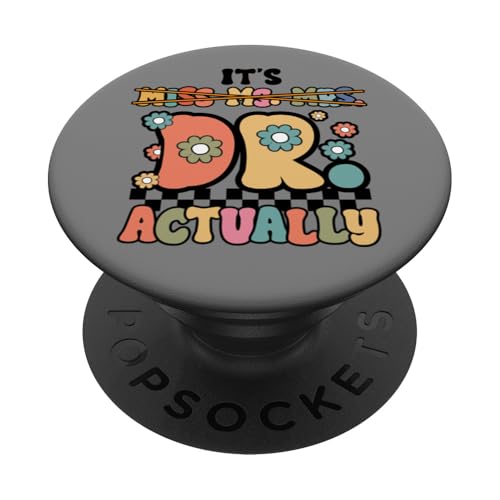 Doktor Promotion PhD Es ist Fräulein Frau Frau Dr Eigentlich PopSockets Klebender PopGrip Doktor Promotion PhD Es ist Fräulein Frau Frau Dr Eigentlich PopSockets Klebender PopGrip von InGENIUS Graduation Shirts & Geschenke