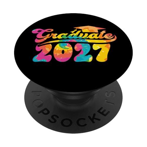 Graduierung Absolvent Klasse 2027 Senior College Grad PopSockets Klebender PopGrip Graduierung Absolvent Klasse 2027 Senior College Grad PopSockets Klebender PopGrip von InGENIUS Graduation Shirts & Geschenke