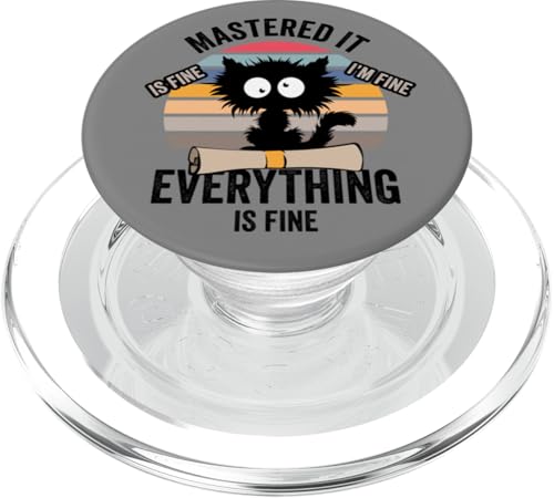Lustige Graduierung Master-Abschluss Gemeistert Es Alles Gut PopSockets PopGrip für MagSafe Lustige Graduierung Master-Abschluss Gemeistert Es Alles Gut PopSockets PopGrip für MagSafe von InGENIUS Graduation Shirts & Geschenke