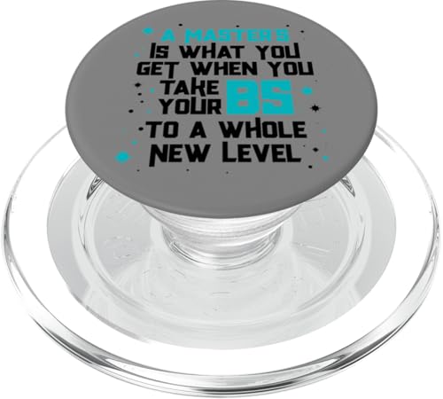 Masters Degree Graduate Wenn Sie BS Funny Graduation MBA PopSockets PopGrip für MagSafe Masters Degree Graduate Wenn Sie BS Funny Graduation MBA PopSockets PopGrip für MagSafe von InGENIUS Graduation Shirts & Geschenke