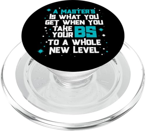 Masters Degree Graduate Wenn Sie BS Funny Graduation MBA PopSockets PopGrip für MagSafe Masters Degree Graduate Wenn Sie BS Funny Graduation MBA PopSockets PopGrip für MagSafe von InGENIUS Graduation Shirts & Geschenke