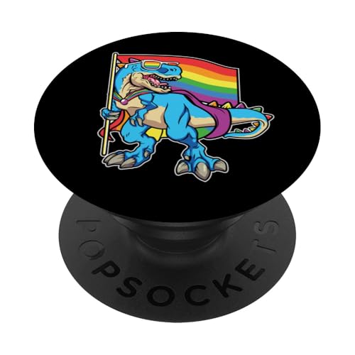 Dinosaurier Regenbogen Flagge LGBT Allysaurus Homosexuell PopSockets Klebender PopGrip Dinosaurier Regenbogen Flagge LGBT Allysaurus Homosexuell PopSockets Klebender PopGrip von InGENIUS LGBTQ Shirts & Geschenke