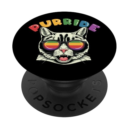 LGBT Regenbogen Katze Liebhaber Homosexuell Stolz Monat PopSockets Klebender PopGrip LGBT Regenbogen Katze Liebhaber Homosexuell Stolz Monat PopSockets Klebender PopGrip von InGENIUS LGBTQ Shirts & Geschenke