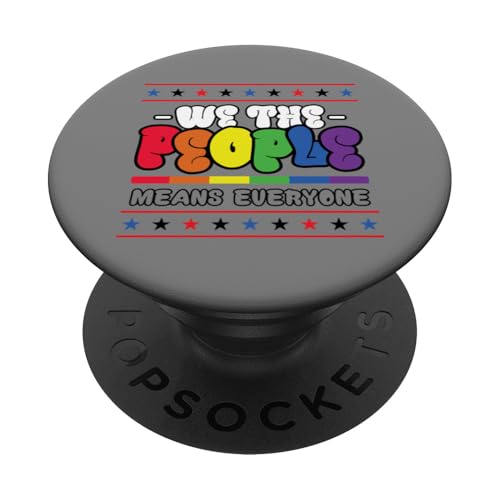 LGBT US Flagge Wir das Volk Homosexuell Stolz Monat PopSockets Klebender PopGrip LGBT US Flagge Wir das Volk Homosexuell Stolz Monat PopSockets Klebender PopGrip von InGENIUS LGBTQ Shirts & Geschenke
