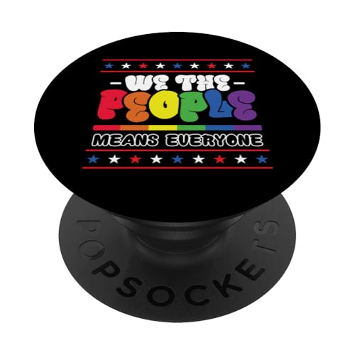 LGBT US Flagge Wir das Volk Homosexuell Stolz Monat PopSockets Klebender PopGrip LGBT US Flagge Wir das Volk Homosexuell Stolz Monat PopSockets Klebender PopGrip von InGENIUS LGBTQ Shirts & Geschenke