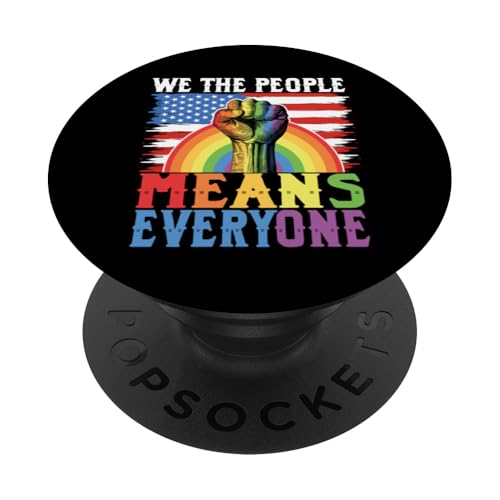LGBT US Flagge Wir das Volk Homosexuell Stolz Monat PopSockets Klebender PopGrip LGBT US Flagge Wir das Volk Homosexuell Stolz Monat PopSockets Klebender PopGrip von InGENIUS LGBTQ Shirts & Geschenke