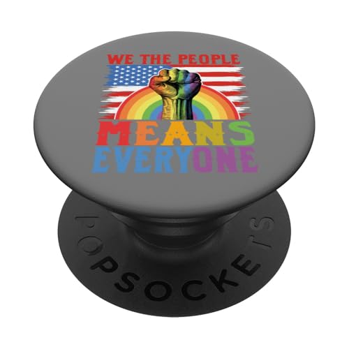LGBT US Flagge Wir das Volk Homosexuell Stolz Monat PopSockets Klebender PopGrip LGBT US Flagge Wir das Volk Homosexuell Stolz Monat PopSockets Klebender PopGrip von InGENIUS LGBTQ Shirts & Geschenke