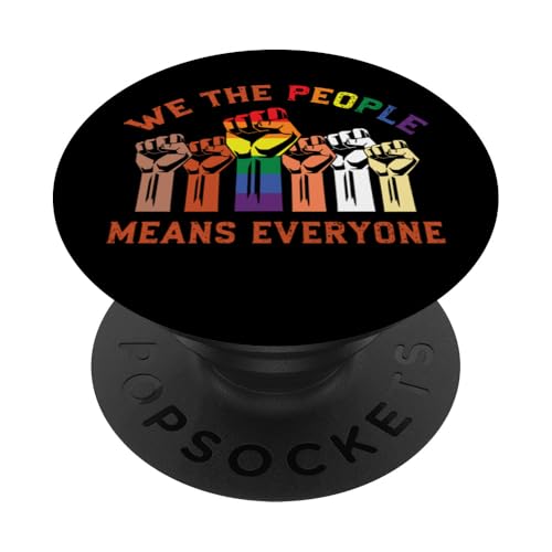 LGBT Wir das Volk Gay Pride Monat Regenbogenflagge PopSockets Klebender PopGrip LGBT Wir das Volk Gay Pride Monat Regenbogenflagge PopSockets Klebender PopGrip von InGENIUS LGBTQ Shirts & Geschenke
