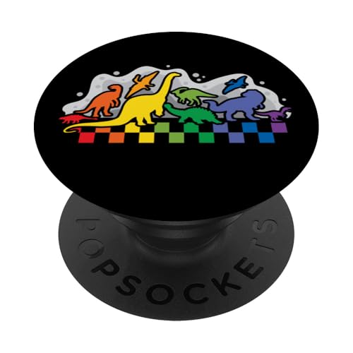 Regenbogen Dinosaurier LGBT Allysaurus Homosexuell Stolz PopSockets Klebender PopGrip Regenbogen Dinosaurier LGBT Allysaurus Homosexuell Stolz PopSockets Klebender PopGrip von InGENIUS LGBTQ Shirts & Geschenke