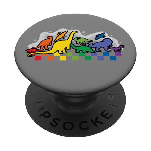 Regenbogen Dinosaurier LGBT Allysaurus Homosexuell Stolz PopSockets Klebender PopGrip Regenbogen Dinosaurier LGBT Allysaurus Homosexuell Stolz PopSockets Klebender PopGrip von InGENIUS LGBTQ Shirts & Geschenke