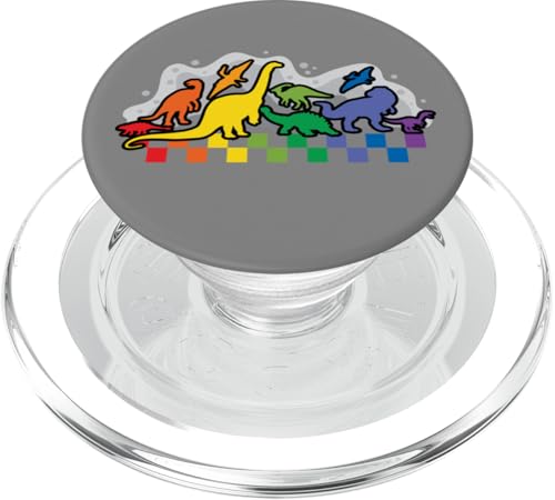 Regenbogen Dinosaurier LGBT Allysaurus Homosexuell Stolz PopSockets PopGrip für MagSafe Regenbogen Dinosaurier LGBT Allysaurus Homosexuell Stolz PopSockets PopGrip für MagSafe von InGENIUS LGBTQ Shirts & Geschenke