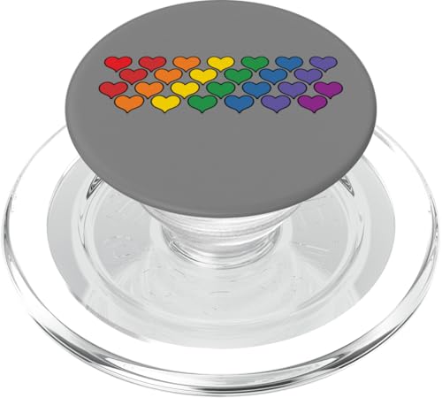 Regenbogenherzen LGBT Flagge Homosexuell Stolz Monat Ally PopSockets PopGrip für MagSafe Regenbogenherzen LGBT Flagge Homosexuell Stolz Monat Ally PopSockets PopGrip für MagSafe von InGENIUS LGBTQ Shirts & Geschenke