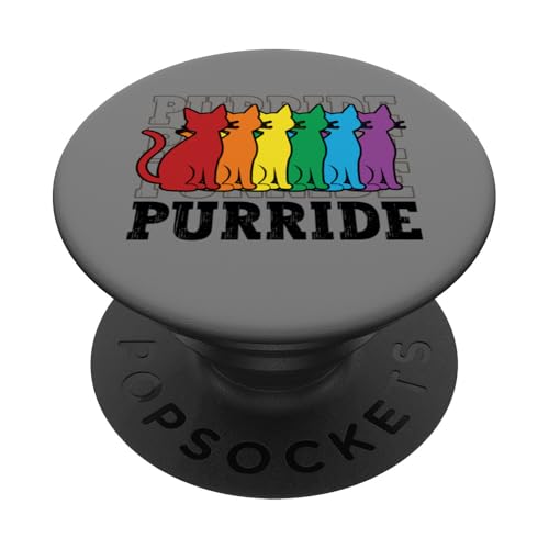 Regenbogenkatze Liebhaber LGBT Homosexuell Stolz Monat PopSockets Klebender PopGrip Regenbogenkatze Liebhaber LGBT Homosexuell Stolz Monat PopSockets Klebender PopGrip von InGENIUS LGBTQ Shirts & Geschenke