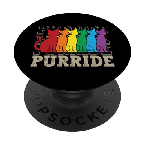 Regenbogenkatze Liebhaber LGBT Homosexuell Stolz Monat PopSockets Klebender PopGrip Regenbogenkatze Liebhaber LGBT Homosexuell Stolz Monat PopSockets Klebender PopGrip von InGENIUS LGBTQ Shirts & Geschenke