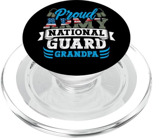 Stolze Armee Nationalgarde Opa Hundemarke US Militär Familie PopSockets PopGrip für MagSafe von InGENIUS National Guard Family Matching Shirts
