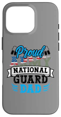 Stolze Armee Nationalgarde Papa Hundemarke US Militär Hülle für iPhone 16 Pro von InGENIUS National Guard Family Matching Shirts