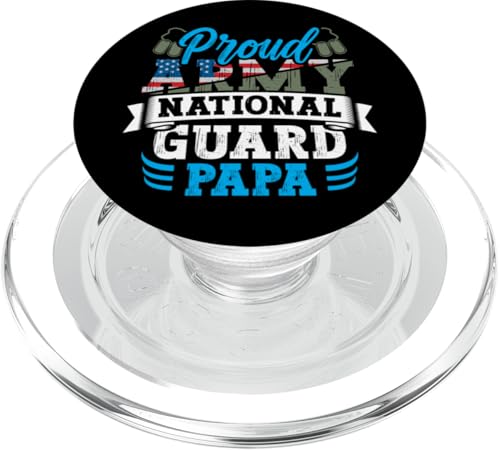 Stolze Armee Nationalgarde Papa Hundemarke US Militär PopSockets PopGrip für MagSafe von InGENIUS National Guard Family Matching Shirts