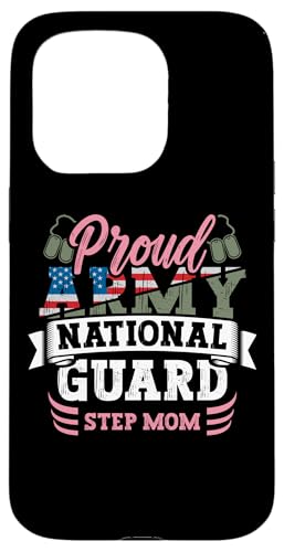 Stolze Armee Nationalgarde Stiefmutter Hundemarke US Militär Hülle für iPhone 15 Pro von InGENIUS National Guard Family Matching Shirts