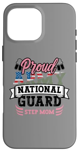 Stolze Armee Nationalgarde Stiefmutter Hundemarke US Militär Hülle für iPhone 16 Pro Max von InGENIUS National Guard Family Matching Shirts